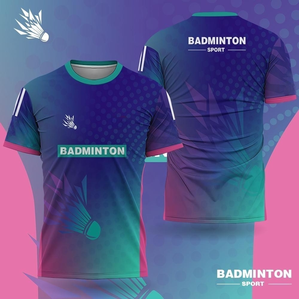Badminton Wallpaper - الرجال ملابس كرة الريشة التدرج ثلاثية