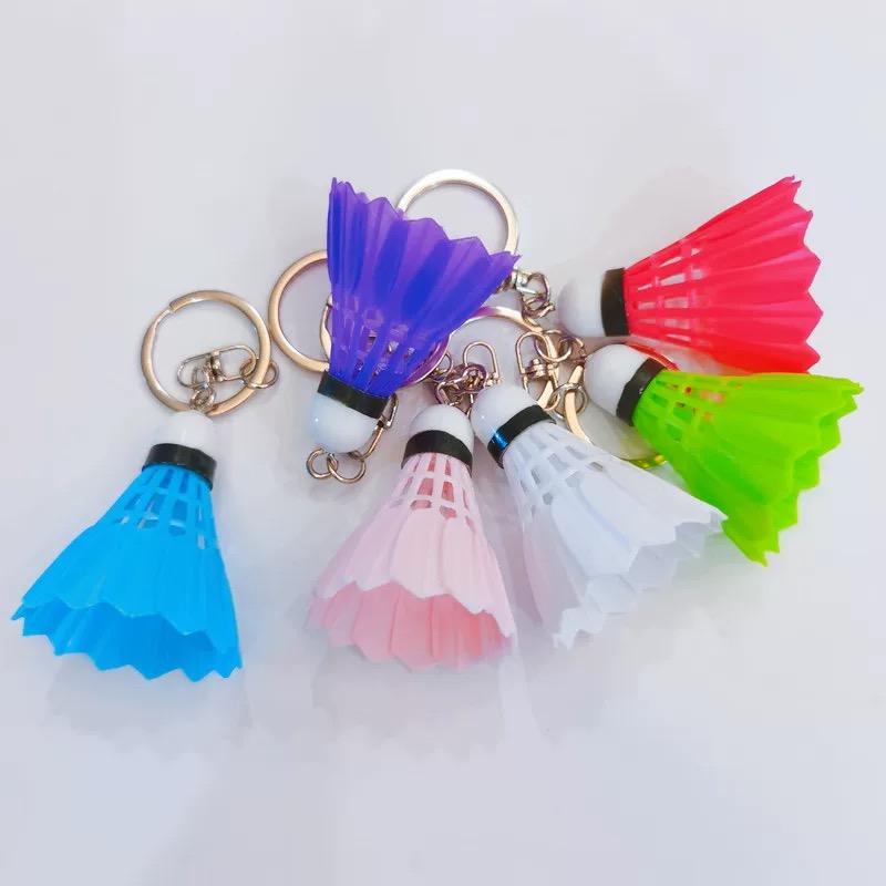 Badminton Shuttlecock - الإبداعية البسيطة الريشة المفاتيح لطيف الريشة