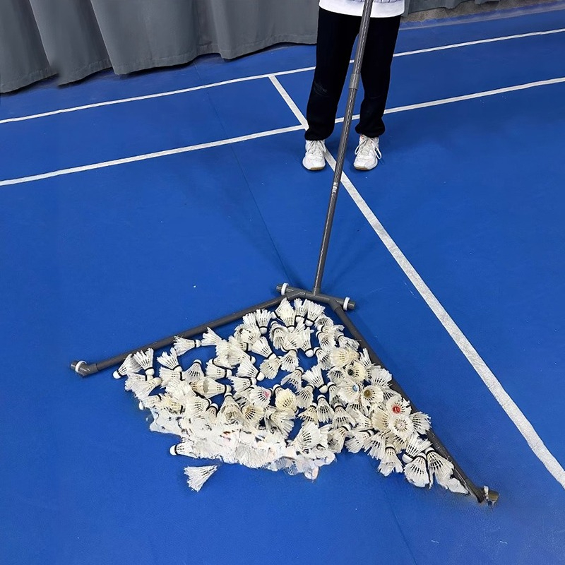 Badminton Shuttlecock - تدوير الريشة الريشة جامع طوي كرة