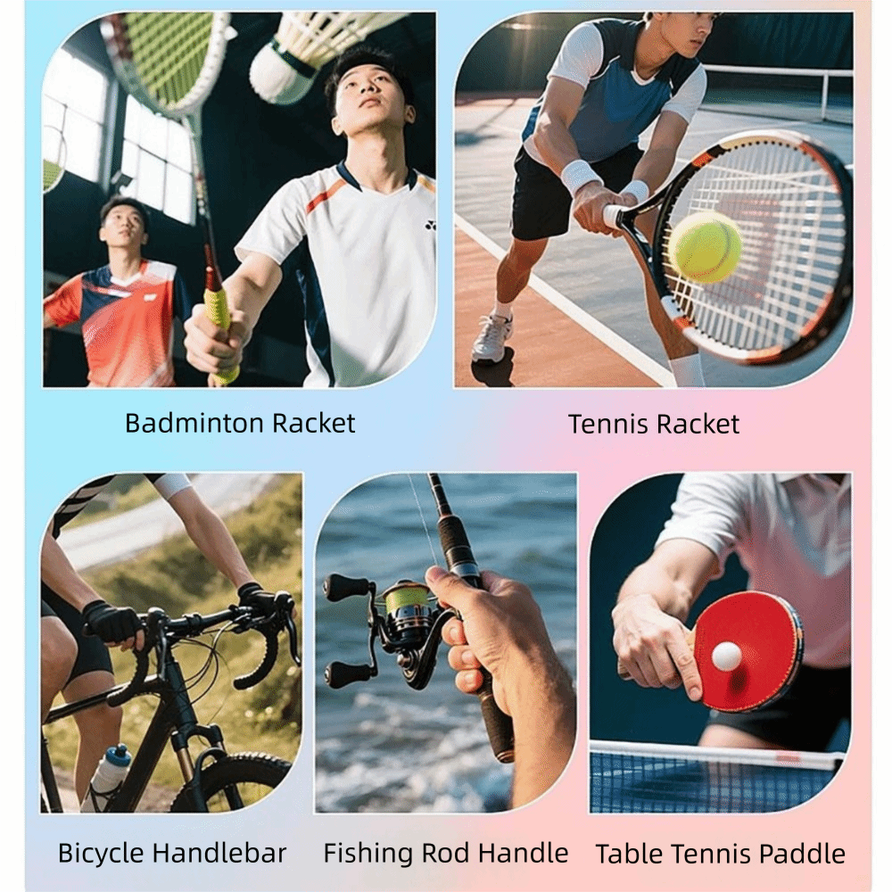 شريط لف مقبض مضرب الريشة الطائ - مراجعة Badminton Grip Tape وسعره