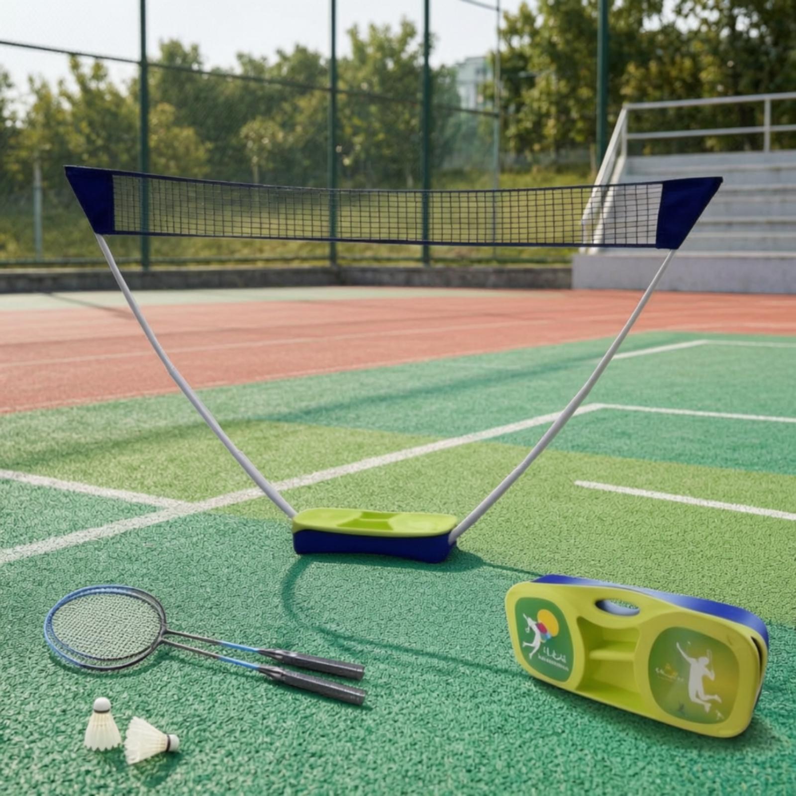 شبكة كرة الريشة مع حامل، نظام  - مراجعة Badminton Net وسعره