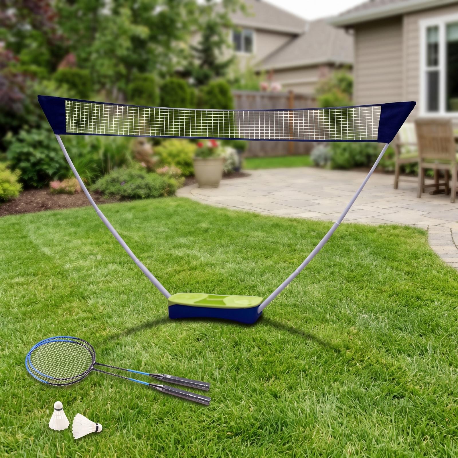 شبكة كرة الريشة مع حامل، نظام  - مراجعة Badminton Net وسعره