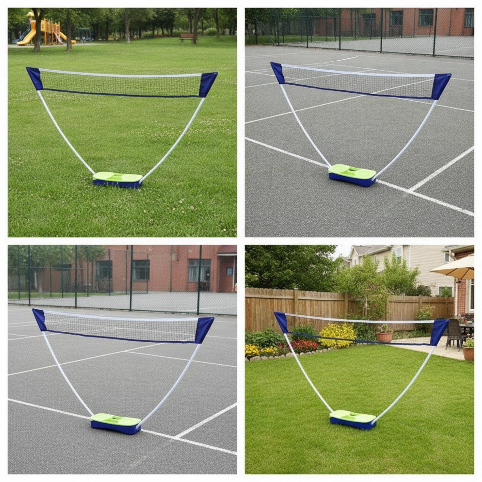 شبكة كرة الريشة مع حامل، نظام  - مراجعة Badminton Net وسعره