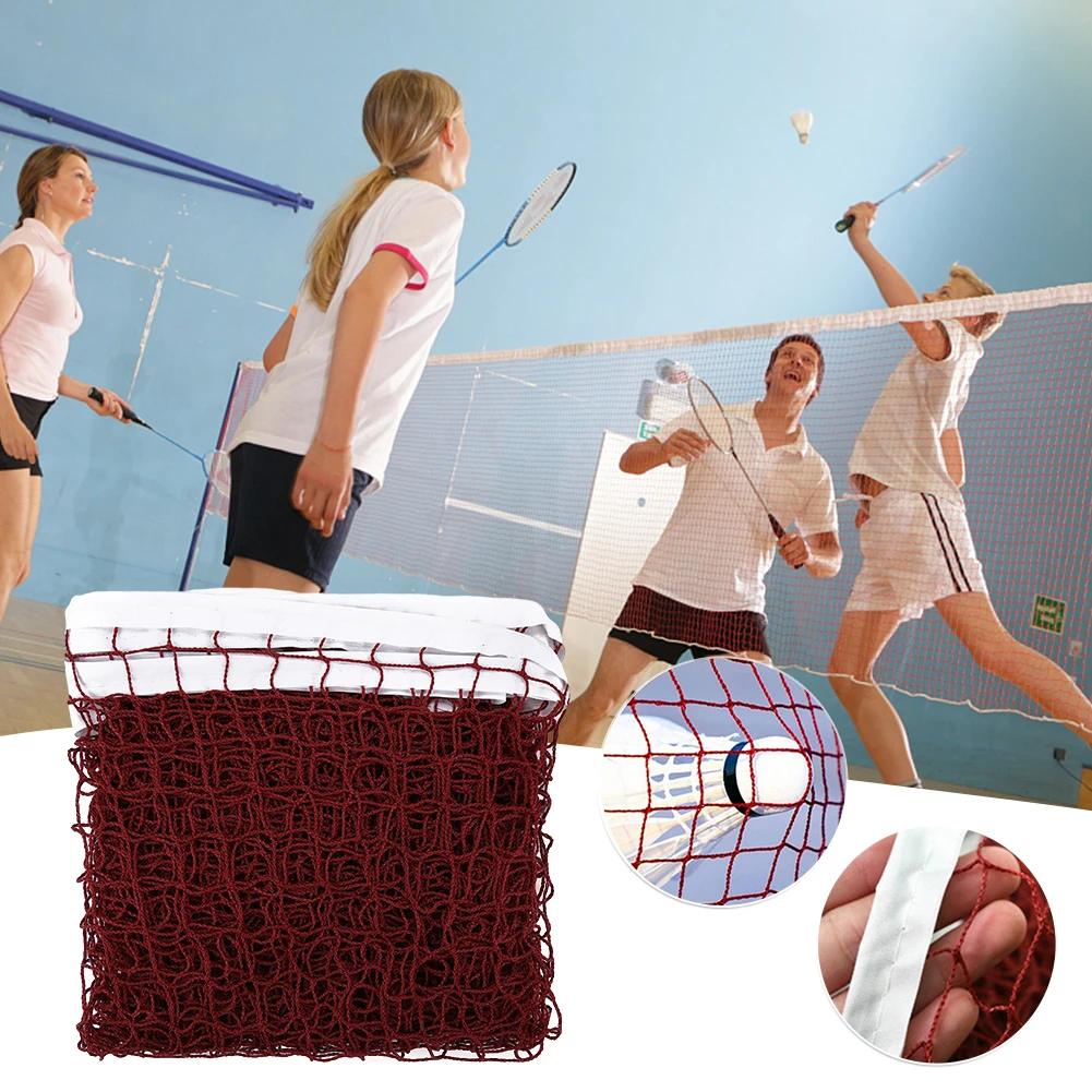 شبكة كرة الريشة من مادة البولي - مراجعة Badminton Net وسعره