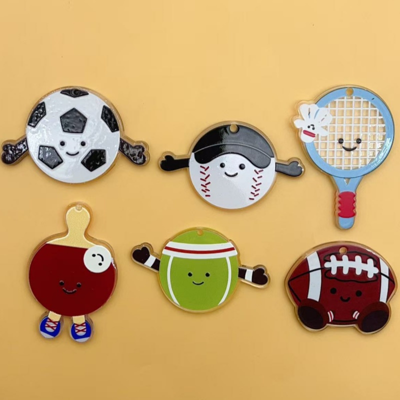 10 قطعة الاكريليك الرجبي كرة ا - مراجعة Badminton Date وسعره