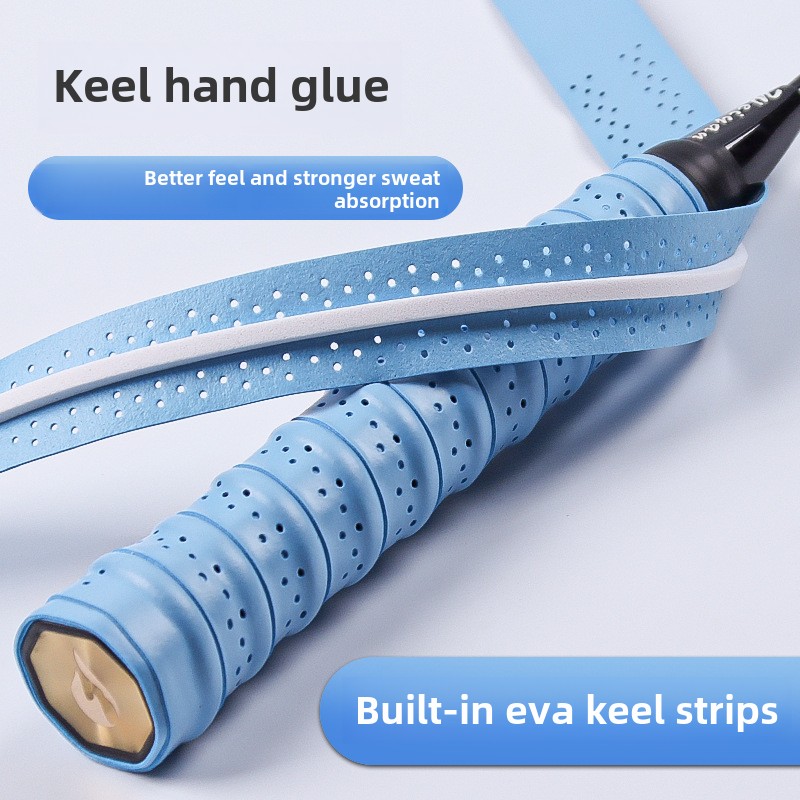 10 قطعة شريط لحام مضرب تنس الم - مراجعة Badminton Grip Tape وسعره
