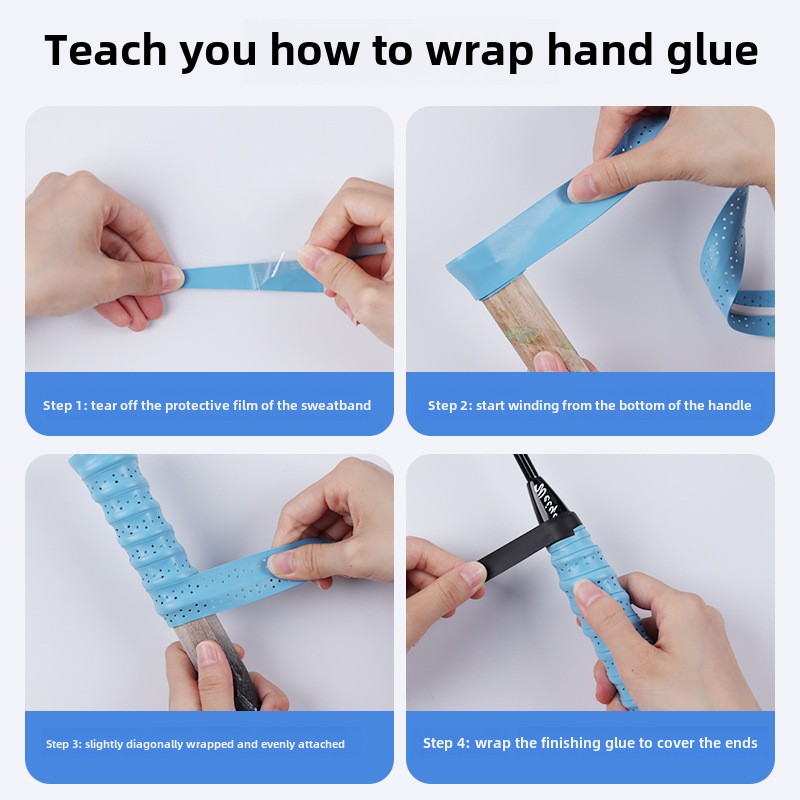 10 قطعة شريط لحام مضرب تنس الم - مراجعة Badminton Grip Tape وسعره